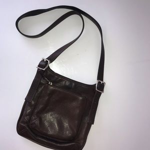 Fossil Brown Leather Crossbody/Shoulder Bag
